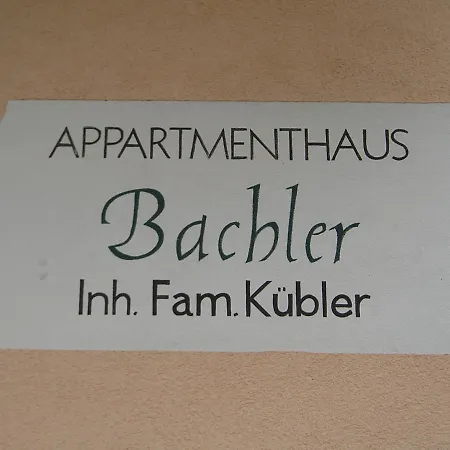 Apartament Appartmenthaus Bachler *